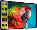 100 Inch Portable Projector Screen - 16:9 Foldable Screen for Home Theater, Outdoor Events, Parties, and Weddings