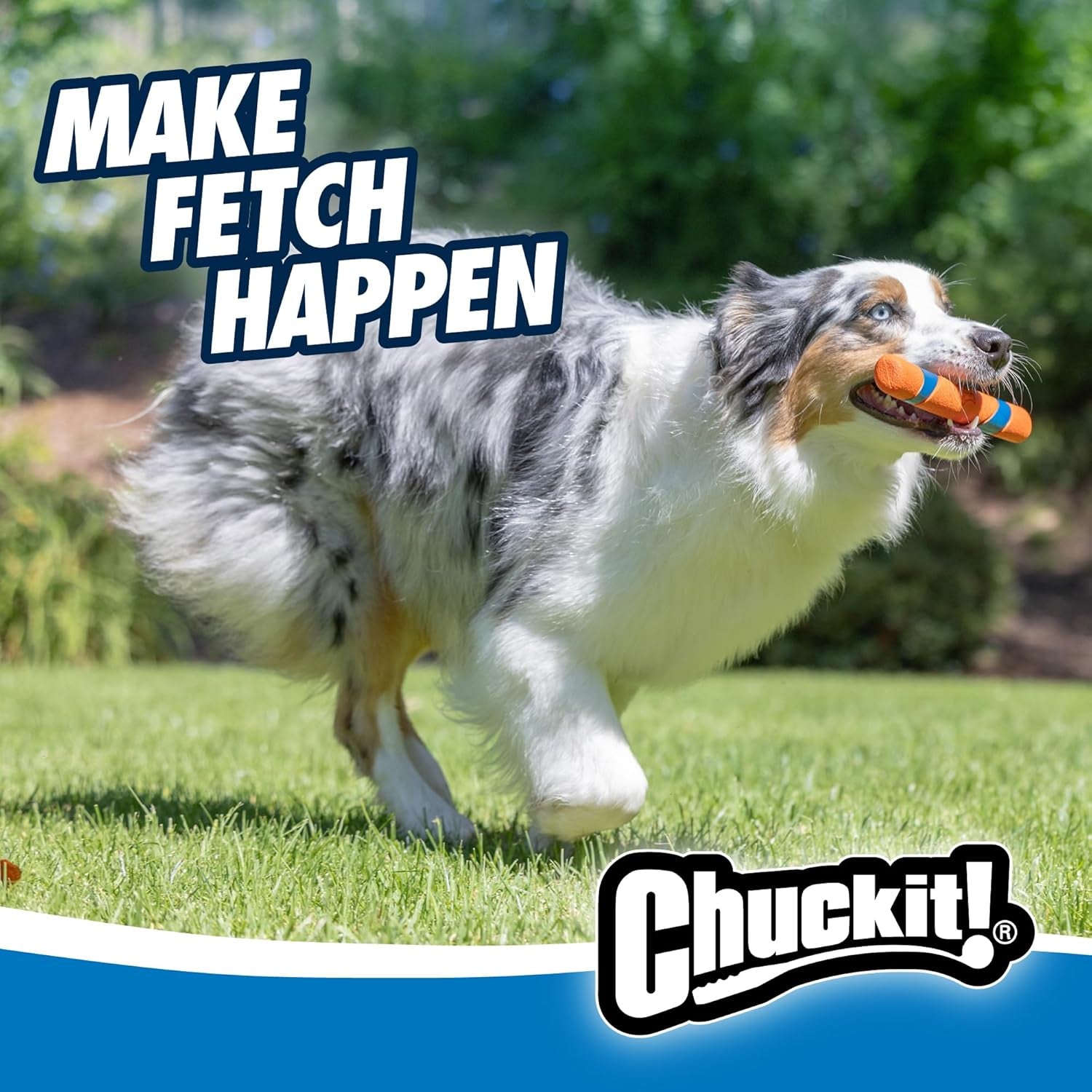 Ultra Fetch Stick - 12 Inch Interactive Outdoor Dog Toy for All Breeds