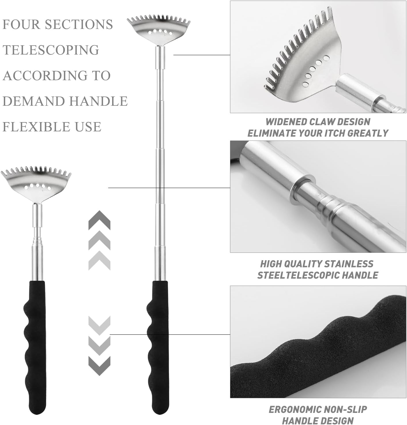 20-Finger Head Massager & Back Scratcher - Ultimate Relaxation Gift for Men and Women, for Scalp and Hair Stimulation