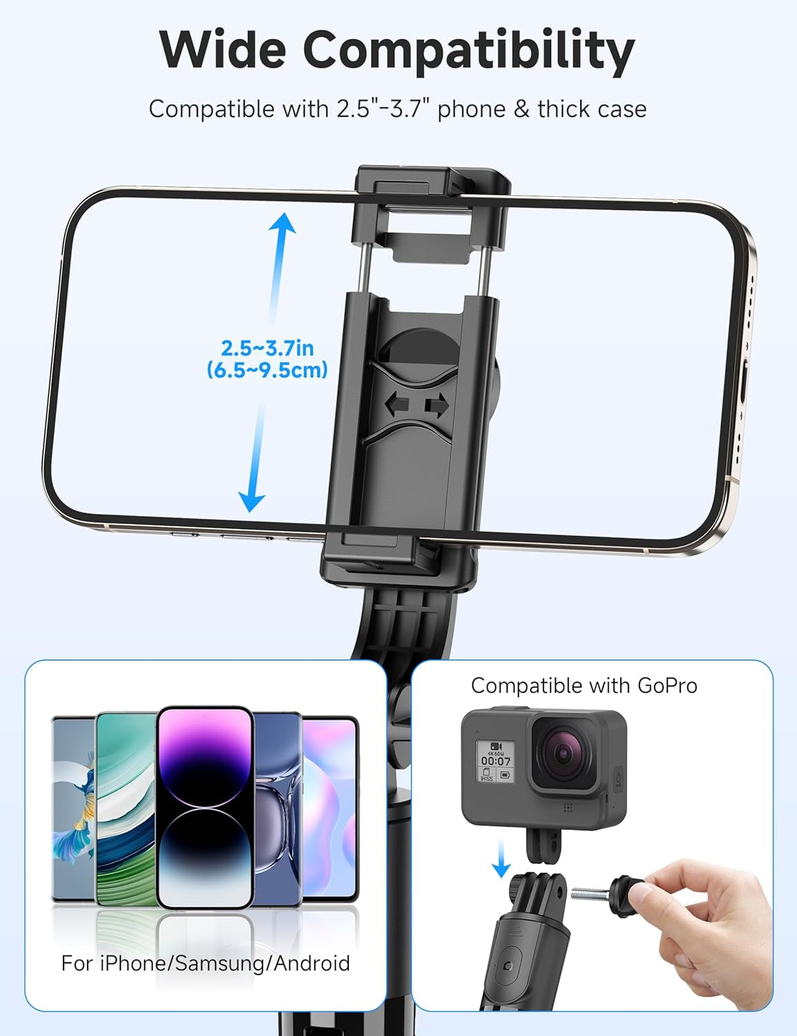 Ultimate 4-in-1 Portable Selfie Stick & Tripod with Wireless Remote - 360° Rotating Mini Stand for iPhone & Android