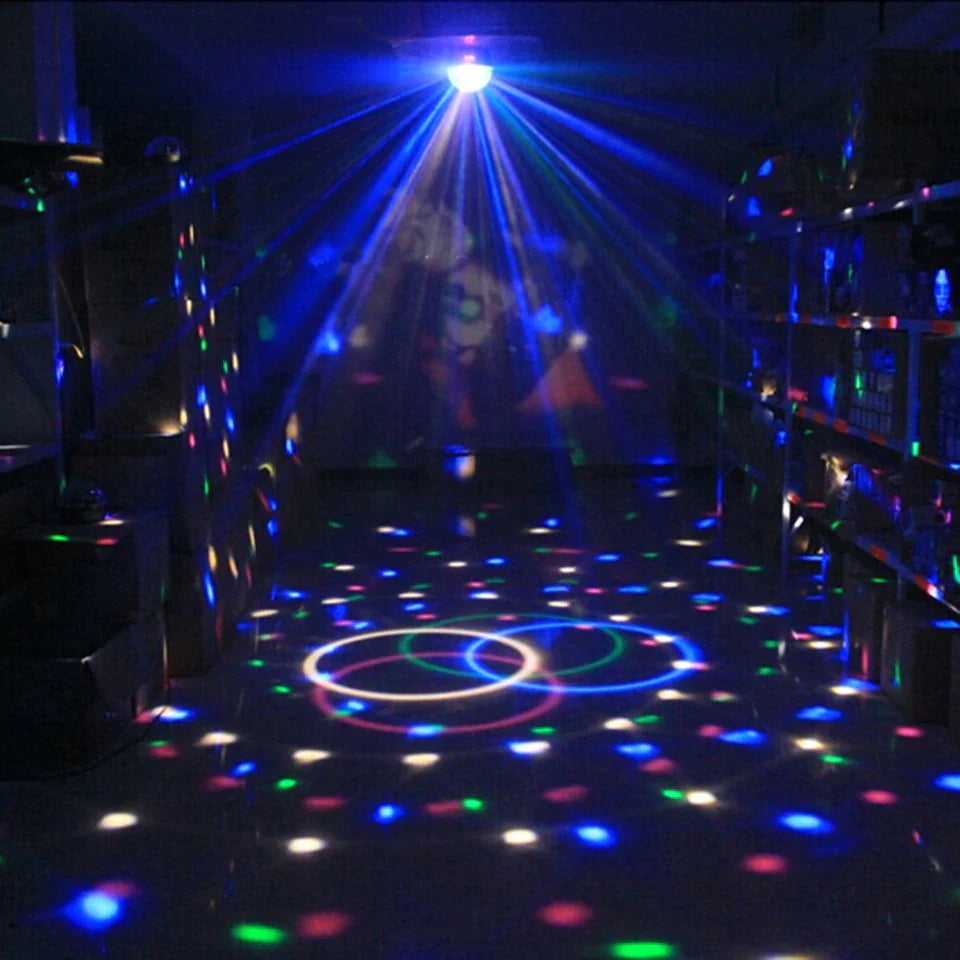 Vibrant Sound-Activated Disco Party Strobe LED DJ Ball Dance Lamp