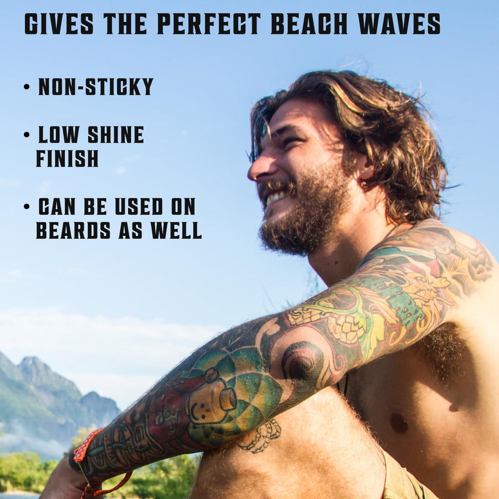 Sea Salt Spray for Men - Texturizing Hair Spray with Kelp, Aloe Vera & Red Algae - Achieve Beachy Volume & Texture - 8.8Oz