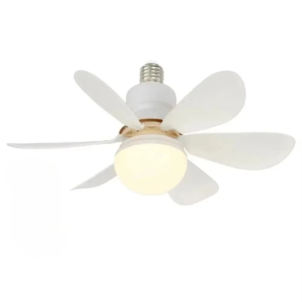 40W LED Ceiling Fan Light with Remote Control - Dimmable, Perfect for Living Room & Study, 85-265V