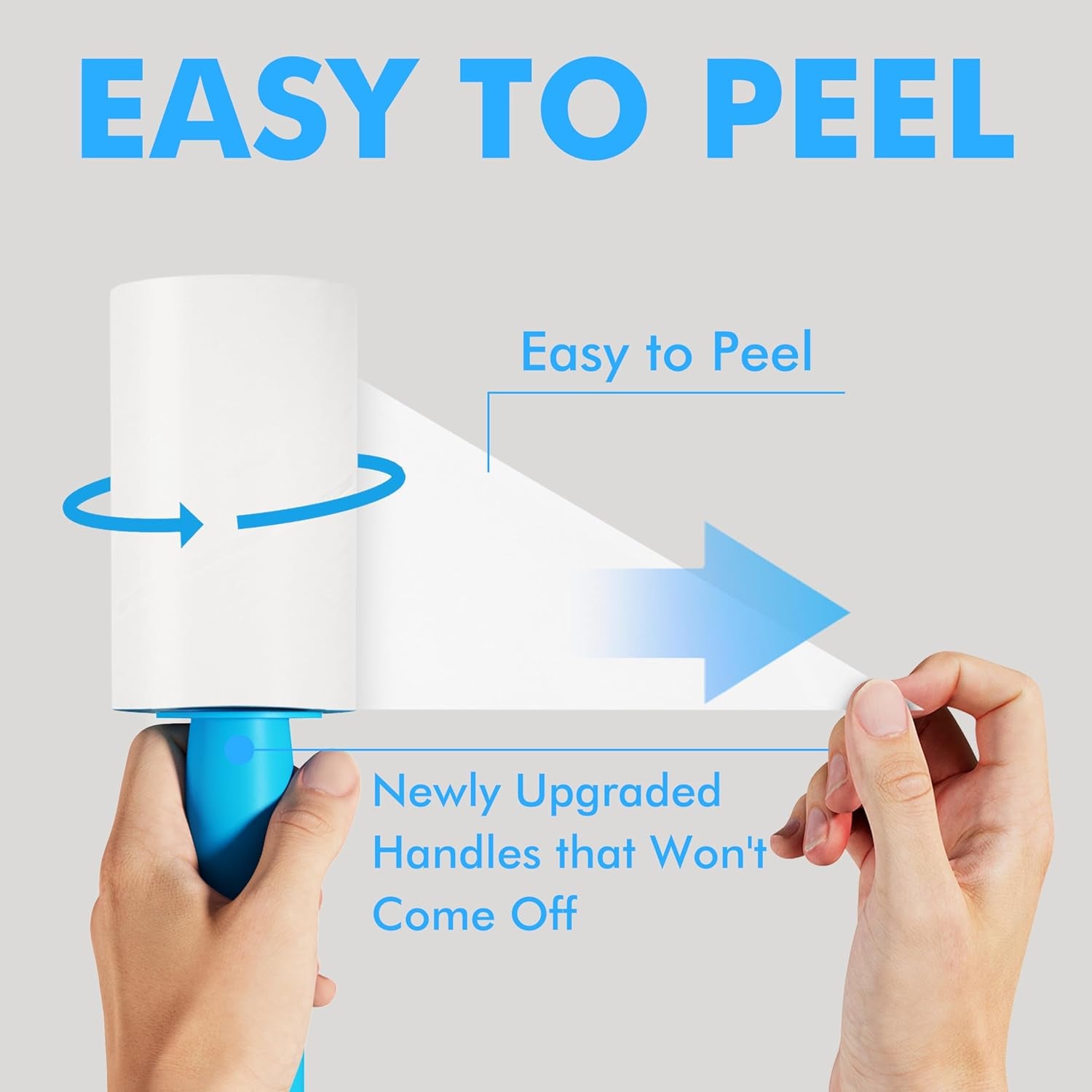 Ultimate Extra Sticky Lint Roller Mega Pack - 400 Sheets for Effortless Pet Hair Removal from Clothes, Furniture & Carpets