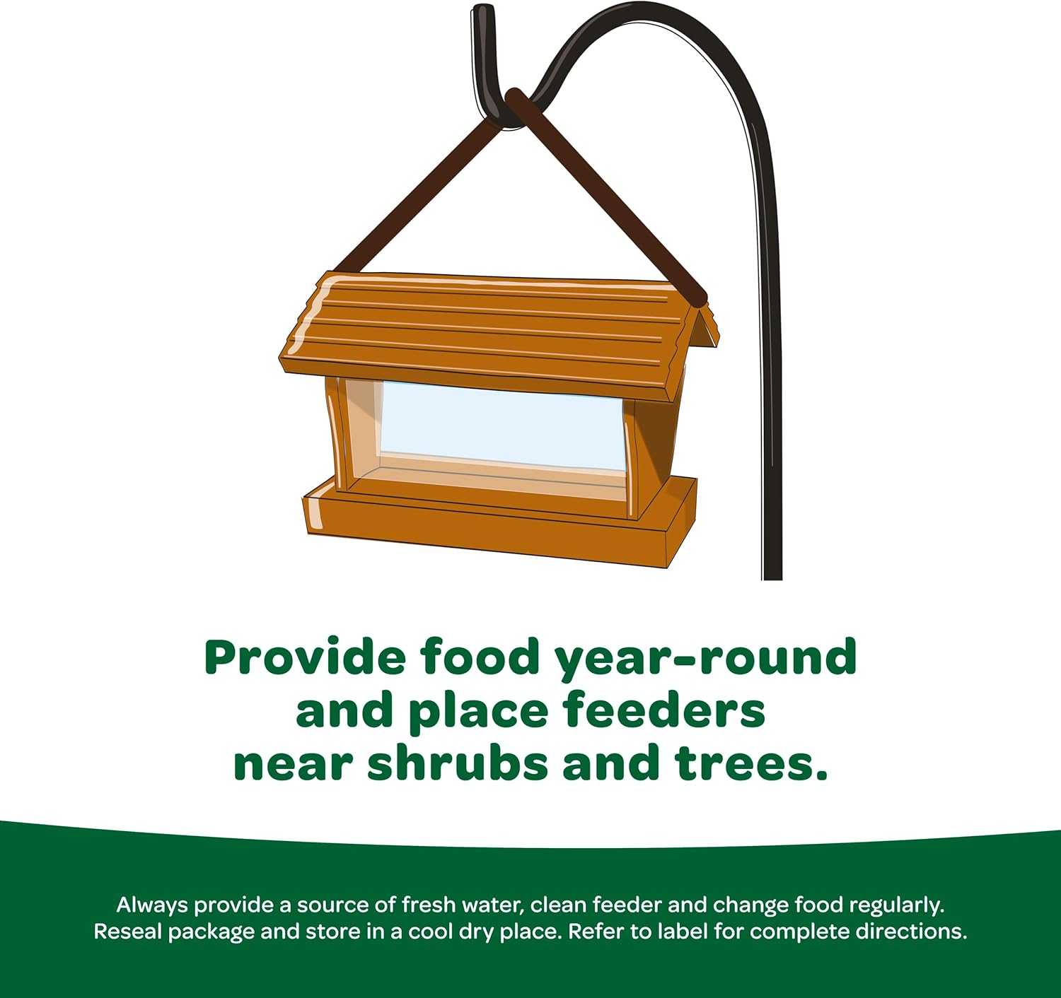 Premium  Wild Bird Food Basic Seed Blend - 5 Lb for Vibrant Backyard Birdwatching