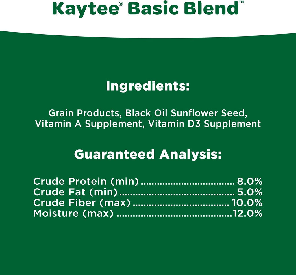 Premium  Wild Bird Food Basic Seed Blend - 5 Lb for Vibrant Backyard Birdwatching