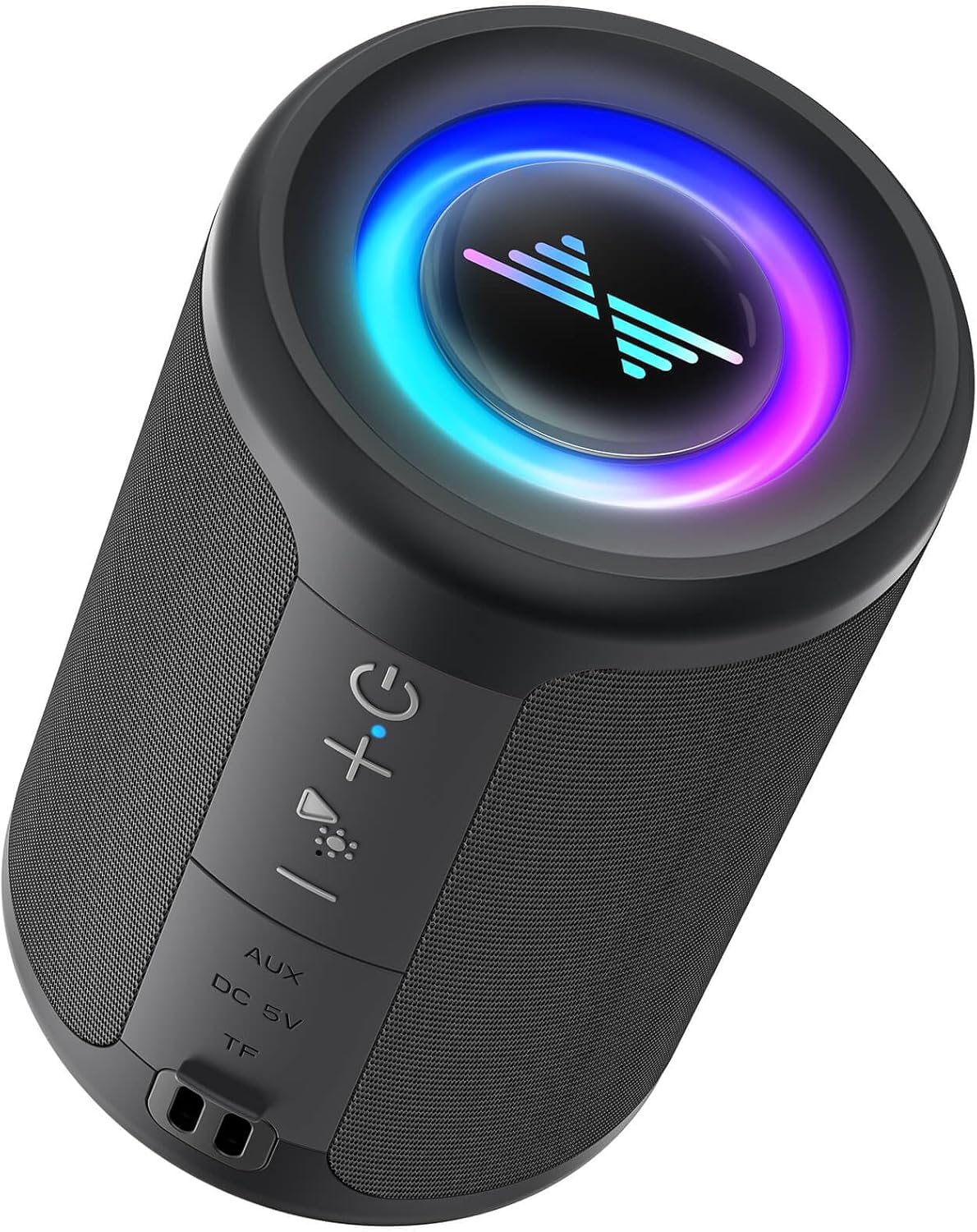 Portable Bluetooth Speaker with Colorful Lights - TWS Stereo Sound, Bluetooth 5.3, Type C Powered - Perfect for Outdoor & Home Use, Ideal Gift!