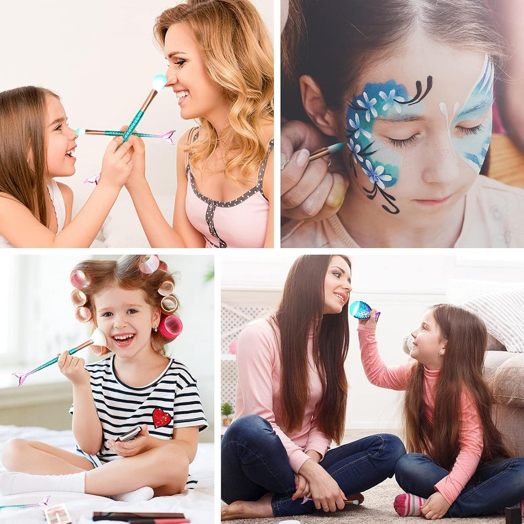 11 PC Makeup Brush Set - Essentials for Teens and Women