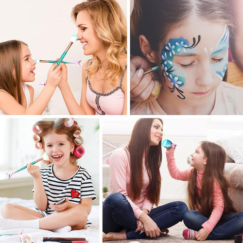 11 PC Makeup Brush Set - Essentials for Teens and Women