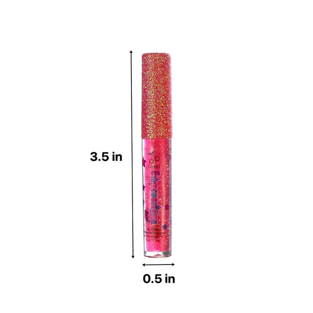 Fruity Flavored Lip Gloss Set - 7 Assorted Non-Toxic Glosses for Kids & Teens