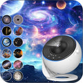 Starlit Dreams Galaxy Projector - HD Star & Planetarium Light with 13 Film Discs, Adjustable Knob, 360° Rotation, and Timer for Kids' Bedrooms
