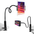 Ultimate Gooseneck Tablet and Phone Stand for Bed - Adjustable Flexible Arm Holder for 4-10 Inch Devices