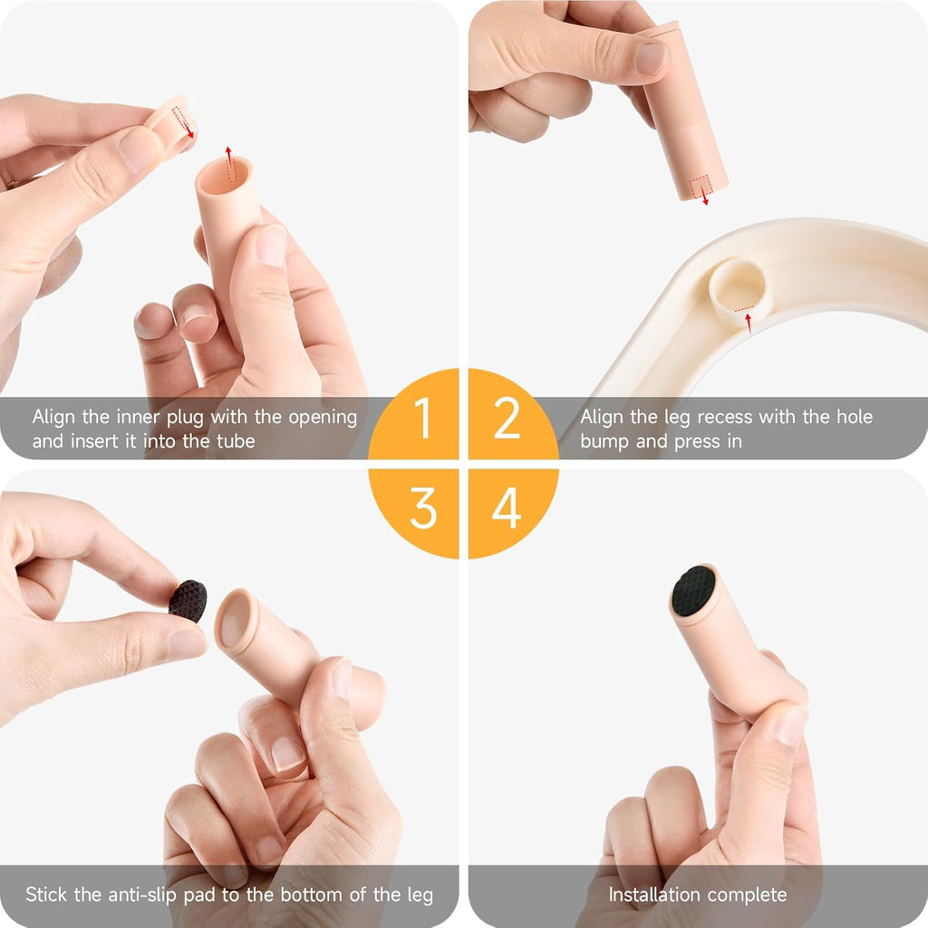 Elevated Cat Bowl Set - Splash Proof Raised Food & Water Bowls with 2 Stainless Steel Bowls for Cats & Puppies - Whisker Fatigue Relief & Dishwasher Safe - Stylish White Design