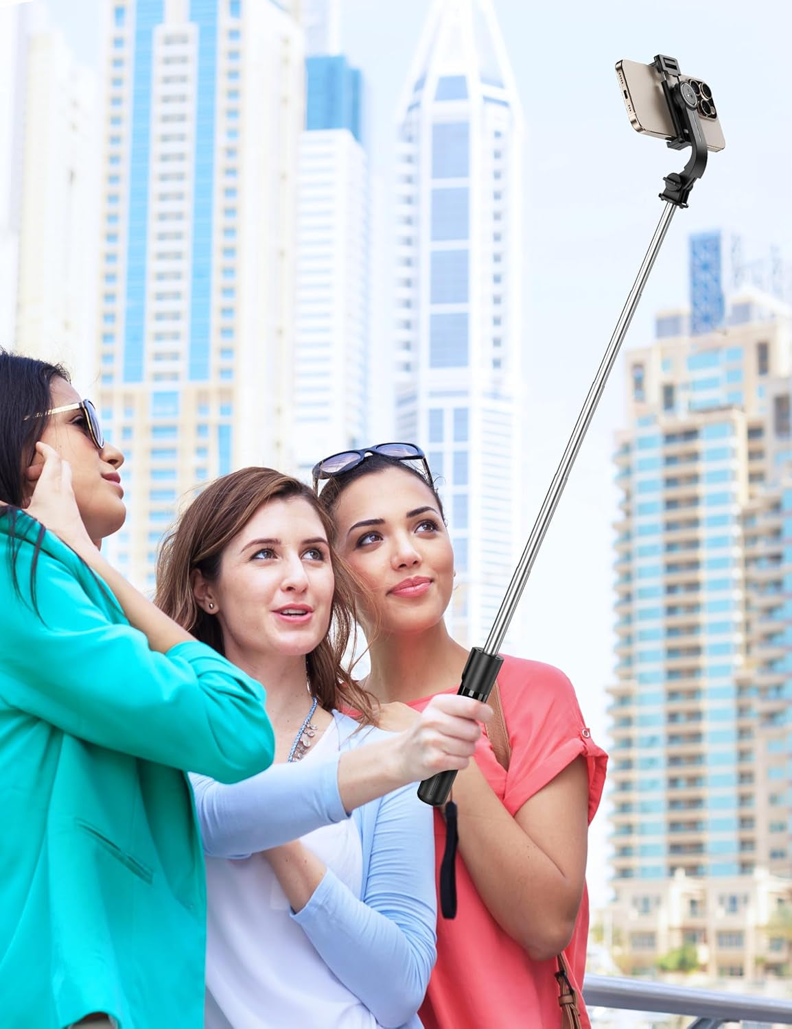 Ultimate 4-in-1 Portable Selfie Stick & Tripod with Wireless Remote - 360° Rotating Mini Stand for iPhone & Android