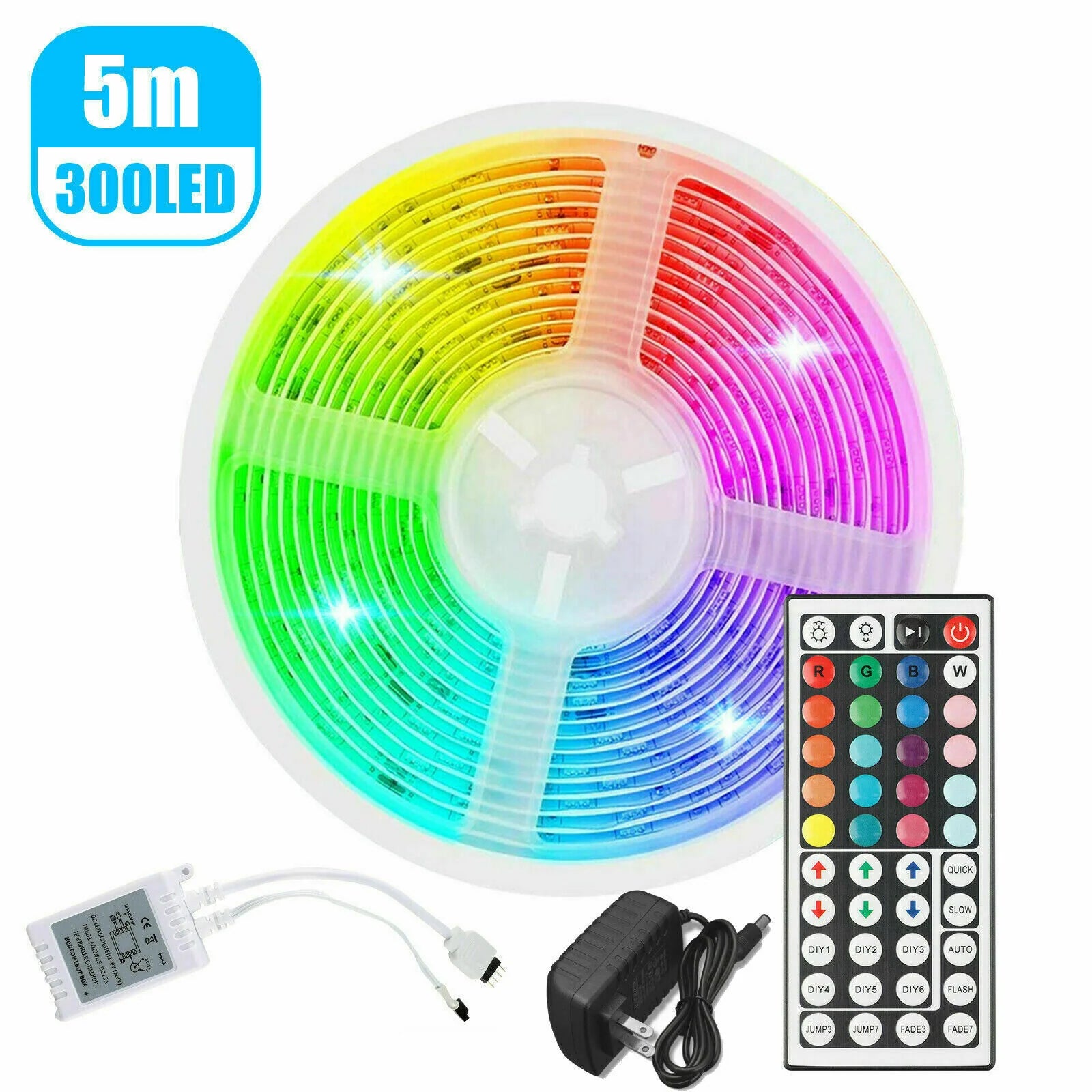 32FT Waterproof LED Strip Lights with Remote Control - Perfect for Indoor & Outdoor Bedroom Ambiance