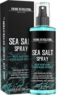 Sea Salt Spray for Men - Texturizing Hair Spray with Kelp, Aloe Vera & Red Algae - Achieve Beachy Volume & Texture - 8.8Oz