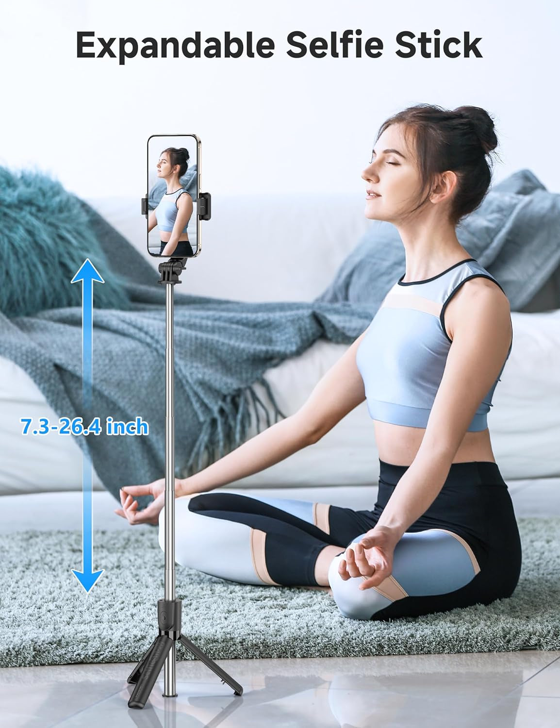 Ultimate 4-in-1 Portable Selfie Stick & Tripod with Wireless Remote - 360° Rotating Mini Stand for iPhone & Android