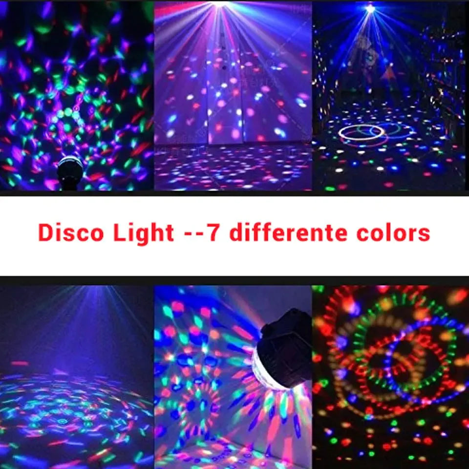 Vibrant Sound-Activated Disco Party Strobe LED DJ Ball Dance Lamp