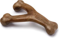 Wishbone Dog Chew Toy - Durable, Real Bacon Flavor for Aggressive Chewers - Made in USA - Medium Size