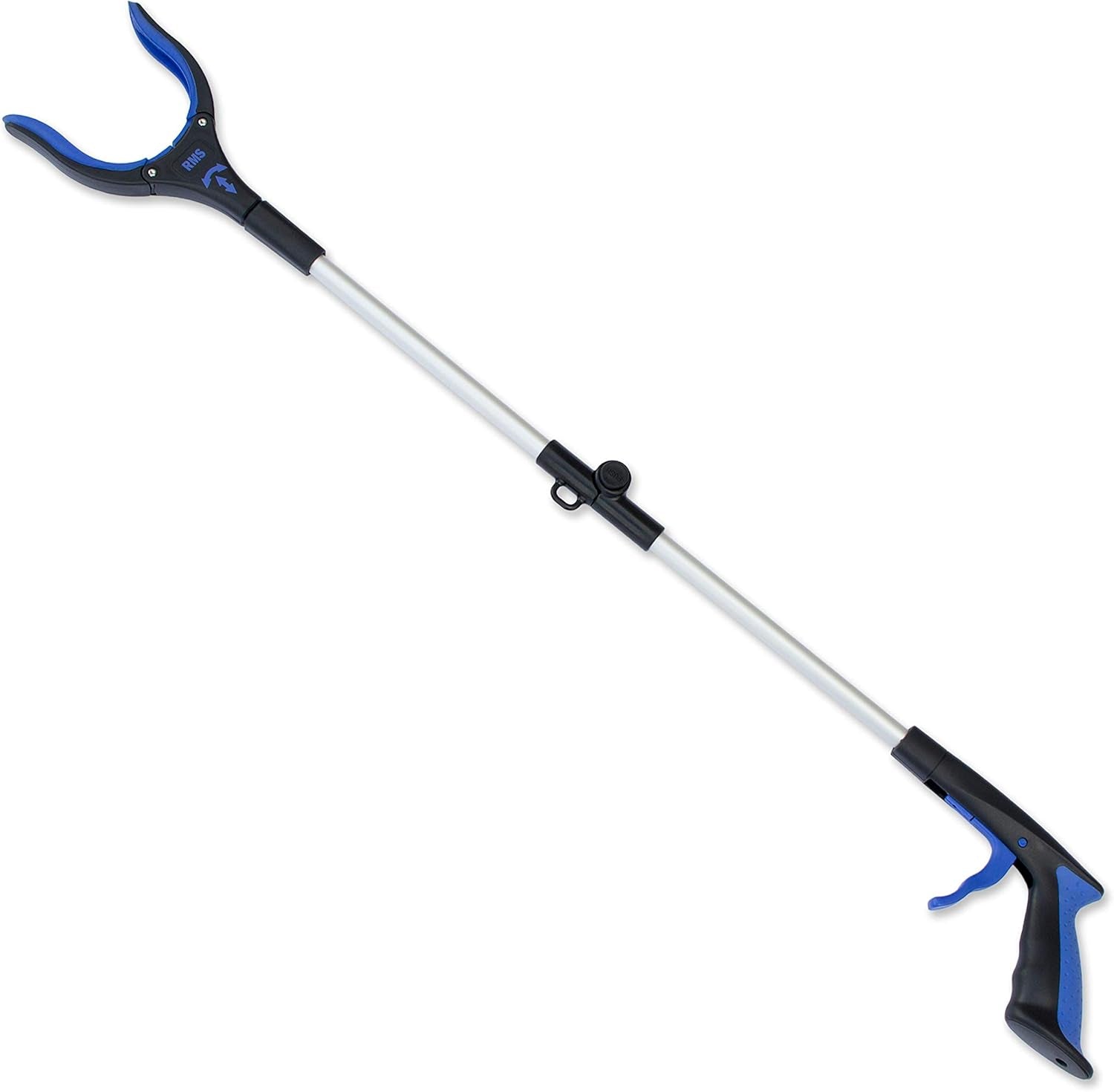 34" Extra Long Foldable Reacher Grabber with Rotating Jaw - Ultimate Gripping Tool for Easy Access