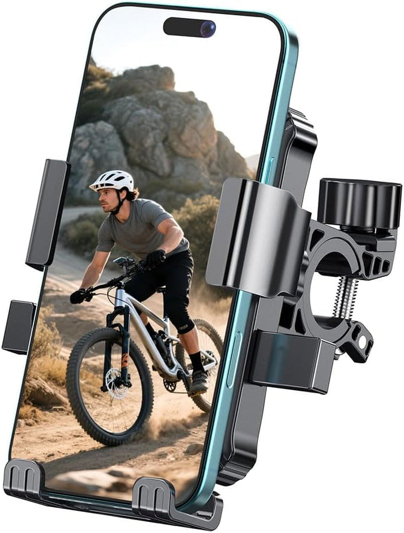 Universal Bike & Motorcycle Phone Holder - Adjustable Handlebar Mount for 4.7-6.8 Inch Smartphones