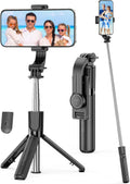 Ultimate 4-in-1 Portable Selfie Stick & Tripod with Wireless Remote - 360° Rotating Mini Stand for iPhone & Android