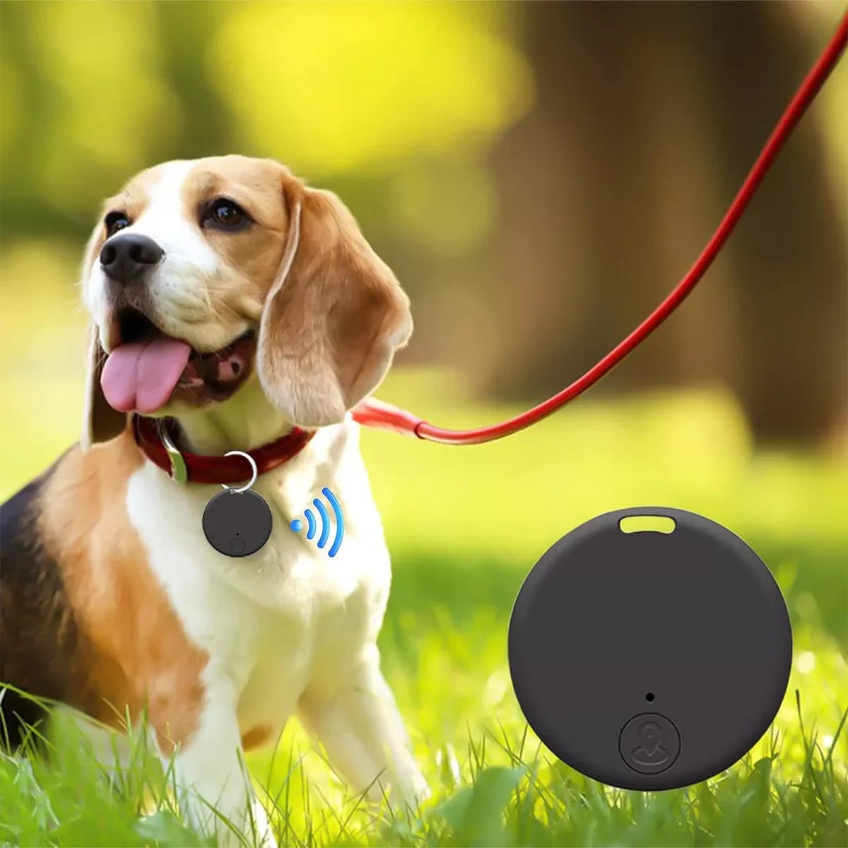 Bluetooth Mini GPS Tracker - Child & Pet Finder Key Tag for Ultimate Location Security