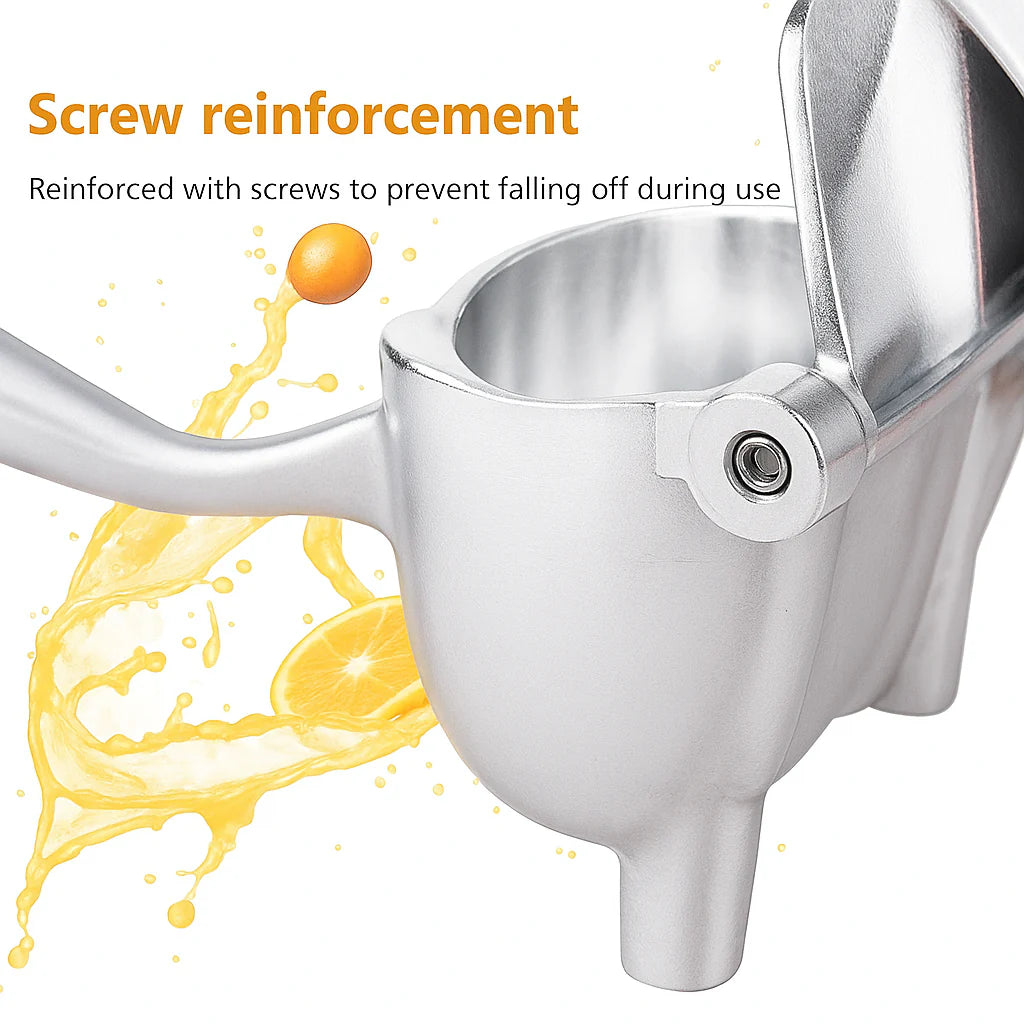 Premium Heavy Duty Metal Manual Juicer - Effortlessly Squeeze Fresh Lemon & Orange Juice!